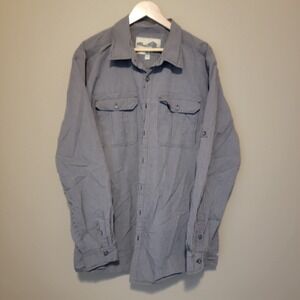 Gramicci Top Men's Size XXL Grey Button‎ Front Long Sleeve Shirt